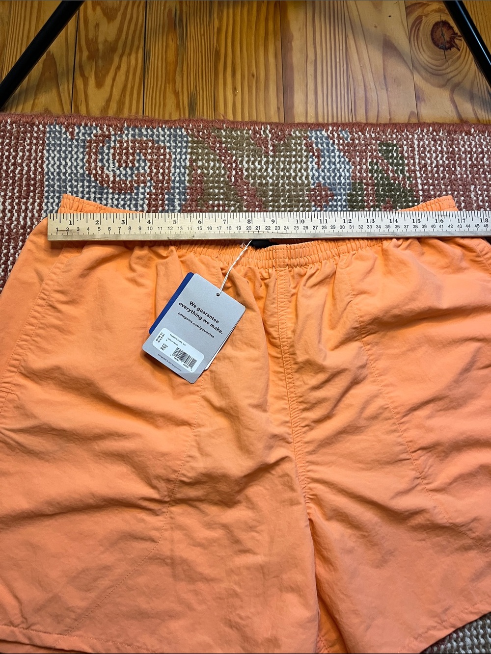 NWT Patagonia Men’s Baggies 5 Inch Shorts Tigerlily Orange Size XL - Picture 6 of 11